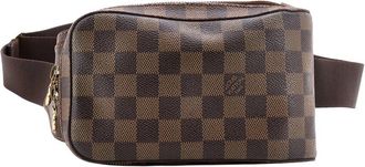 Louis Vuitton Brown Damier Geronimos Waist Bag (Authentic Pre-Loved)
