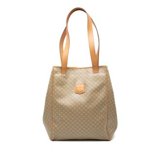 Celine Tweedekans Macadam Gecoate Canvas Tote