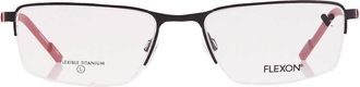 Flexon Demo Rectangular Mens Eyeglasses FLEXON E1146 004 54