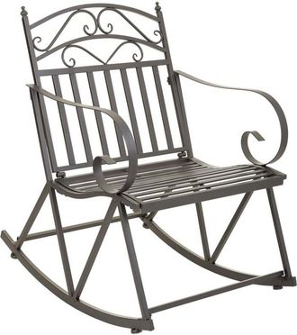 Wanderlust Deco Wanderlust Deco - Sillon Balancin De Forja Marr&oacute;n 55x45x91h Cm