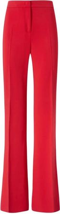 Pinko Stijlvolle Broek - Dames - Wijde Broeken - Rood - S - Broeken