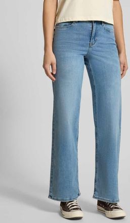 ONLY Onlsilje Ex Hw Str Wide Dot854 Dnm Noos Damesjeans (1 stuk), Delavé zwart, Taille 32 / lengte 34