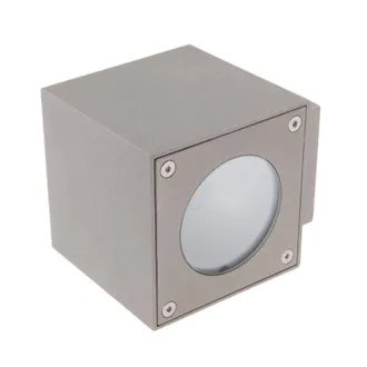 Lucande Lucande - L&aacute;mpara De Pared Led Exterior jarno En Gris Aluminio