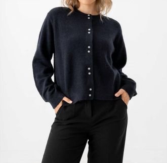 Part Two Womens Ninell Cardigan In Navy Blue