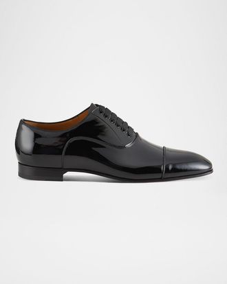 Christian Louboutin Greggo Men & apos;s Lace-Up Leather Dress Shoes