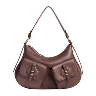 Coccinelle Mavery Pocket Shoulder Bag - female - Coccinelle - Shoulder Bags - Purple - ONE SIZE - Bags