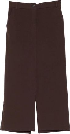 Marella pencil midi skirt - women - Elastane/Polyester - 42 - Brown