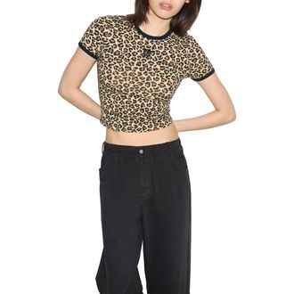 Converse Box Star Tee in Archive Cheetah Print at Nordstrom, Size X-Large