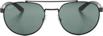 Ray-Ban aviator-frame sunglasses - unisex - Metal - 56 - Black