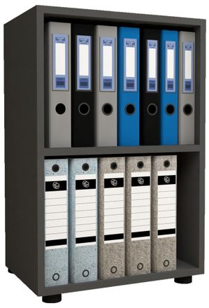 ebuy24 Ebuy24 - Estante De Madera Vcm De Pie Gabinete De Archivo De Ahorro De Espacio Dimensiones Aprox. Al. 74 X An. 49 X T. 32 Cm Estante Elegante Estante 