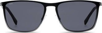 HUGO BOSS Grey Gradient Square Mens Sunglasses BOSS 1004/S/IT 0O6W/IR 56
