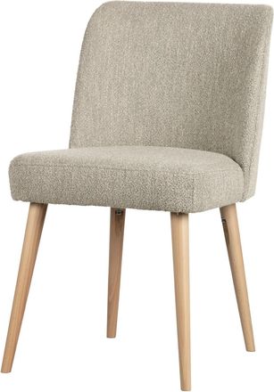 De Eekhoorn Hochwertiger Esszimmerstuhl Amara - Boucl&eacute; Natural