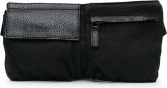 Gucci Marsupio GG Canvas Double Pocket 2000-2015 - Nero