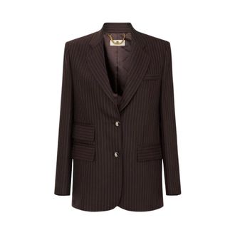 Elisabetta Franchi Blazer - - Jackets - Donna - Marrone - M