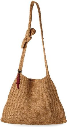 Free People Coastal Crush Straw Tote in Natural at Nordstrom