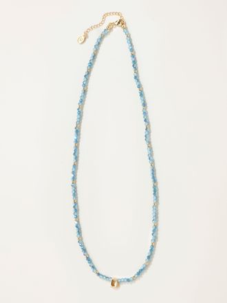 Fat Face FatFace Alphabet Beaded Necklace in Blue