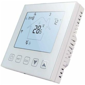 OEM Termostato Inteligente Wifi Para Calefacci&oacute;n El&eacute;ctrica Por Suelo Radiante, 16 A, Compatible Con Alexa Y Google Assistant Con Sensor, Termostato Progra