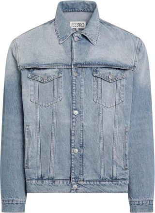 Maison Margiela Jassen, Heren, Blauw, L, Katoen, Sportsjack