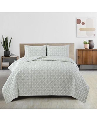 Patina Vie Maison Vintage Floral Printed Quilt Set