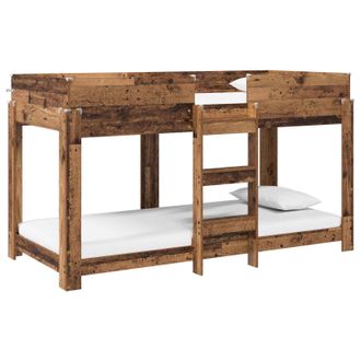 vidaXL Letto A Castello Per Bambini Legno Vecchio 80 X 200 Cm Vidaxl