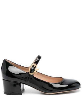 Gianvito Rossi 45mm Mary Ribbon pumps - Black