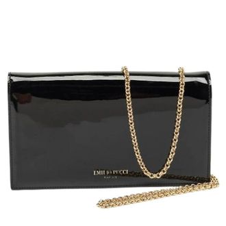 Emilio Pucci Pre-owned Clutch - Dames - Vintage Clutch - Zwart - ONE Size - Vintage