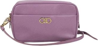 Ferragamo Pre-owned Cross Body Bags, female, Purple, Size: ONE SIZE Pre-owned Shoulder Bag
