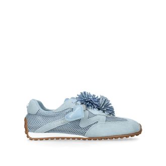 Steve Madden Womens Coheart Blue Sneakers Fabric - Size UK 3