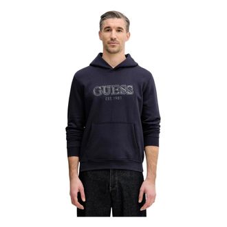 Guess Hombre, Sudaderas, Azul, Talla: M