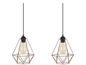 OEM L&aacute;mpara Colgante Retro Loft De Cobre Edison Original