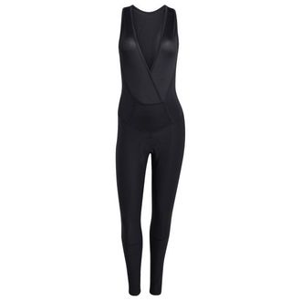 adidas Winter Essentials Padded Cycling Long Bib Velohose f&uuml;r Damen | schwarz