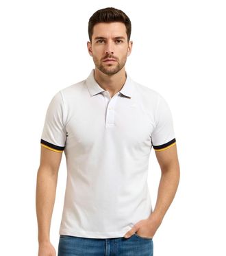 K-Way White Shirt Collar Polo