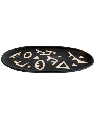 TOV Furniture Ceramic Runes Catchall Dish