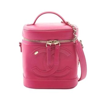 Chanel Pre-owned Vintage Crossbody Bag - Dames - Pre-owned - Roze - Maat: ONE Size Leer