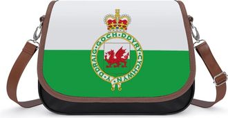 Generic Flag of Wales Fashion Womens Crossbody Bags Novelty Handbag Shoulder Bag Purse