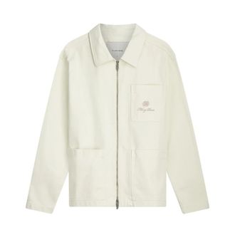 Filling Pieces Worker Jacket - Heren - Zomerjassen - Beige - M - Katoen - Jassen