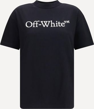 Off-white T-shirt Big Logo Bookish Woman XS