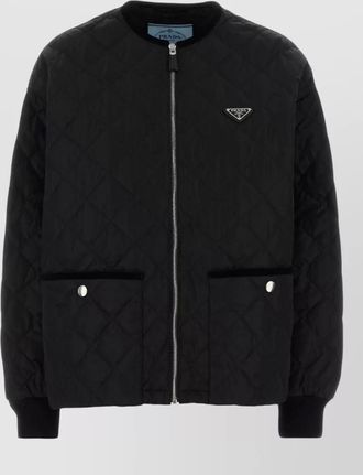 Prada polyester parka coat