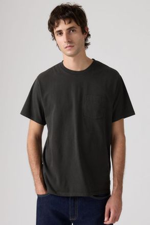 Levi's Essential Pocket Tee - Uomo - 2XL - Nero / Mineral Black Garment Dye