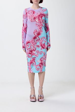 Versace Jeans Couture Abito midi Versace Jeans Couture in jersey stampato