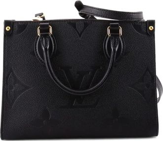 Louis Vuitton OnTheGo Tote Monogram Empreinte Giant PM shoulder bag - Nero