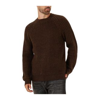 Anerkjendt Truien & Vesten, Heren, Bruin, M, Aksune Structure Knit