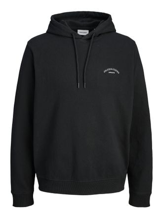 Jack & Jones Kapuzensweatshirt JACK & JONES JJCOLLEGE LOGO SWEAT HOOD, Herren, Gr. XXL, schwarz, Sweatware, Obermaterial: 80% Baumwolle, 20% Polyester, unifarben, 
