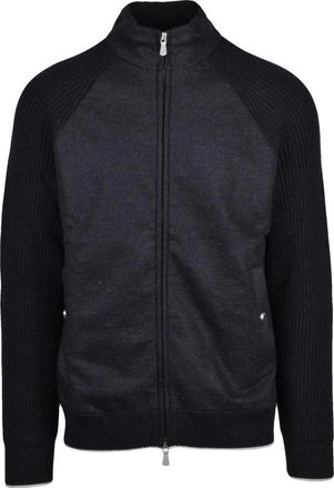 Eleventy Wool Jacket - Heren - Vesten - Zwart - XL - Wol - Truien & Vesten