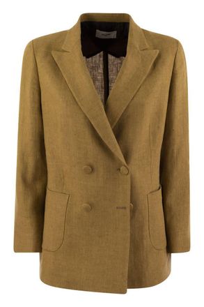 Saulina Milano Assunta - Double-Breasted Linen Jacket