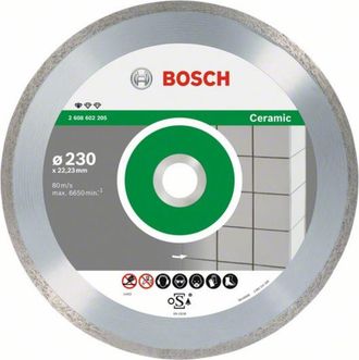 Bosch 10x Disco De Diamante Standard For Ceramic, 115 X 22,23 X 1,6 X 7 Mm - 2608603231