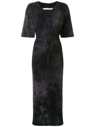 Raquel Allegra tie-dye cotton dress - women - Cotton - 00 - Black