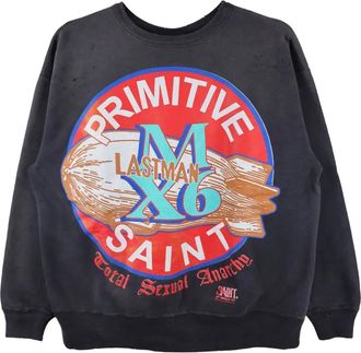 Saint Mxxxxxx Felpa Primitive - Nero