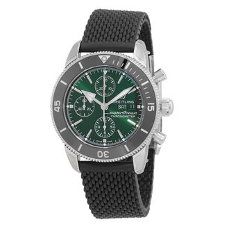 Breitling Superocean Heritage Chronograph Automatic Chronometer Green Dial Mens Watch A13313121L1S1