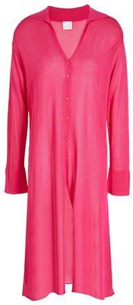 8 by YOOX KNIT SHEER EFFECT OBLONG CARDIGAN